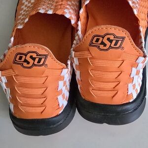 NWOT OSU Orange & White Slip-On Sneakers